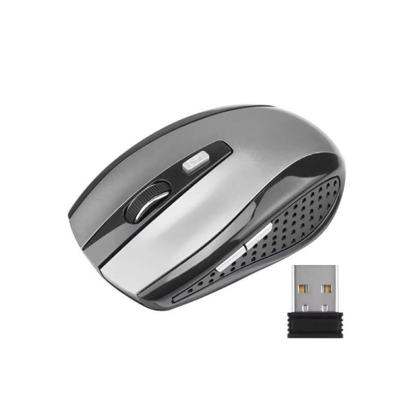 2.4G Wireless Mouse USB Receiver Mouse Ergonomic 6 Mute Buttons Mouse For MacBook Tablet Laptops Computer PC