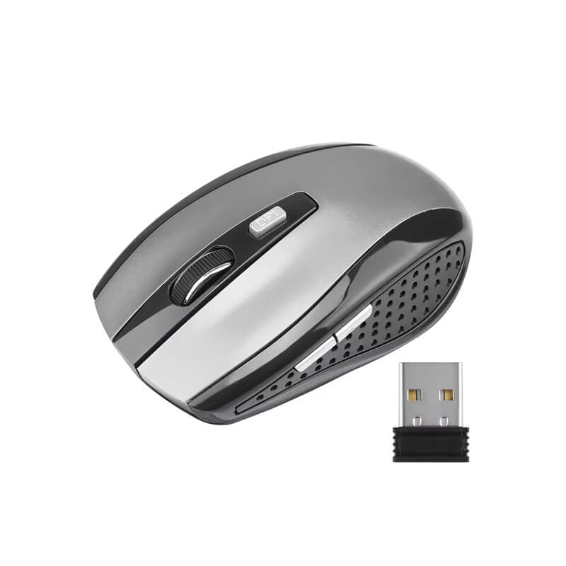2.4G Wireless Mouse USB Receiver Mouse Ergonomic 6 Mute Buttons Mouse For MacBook Tablet Laptops Computer PC