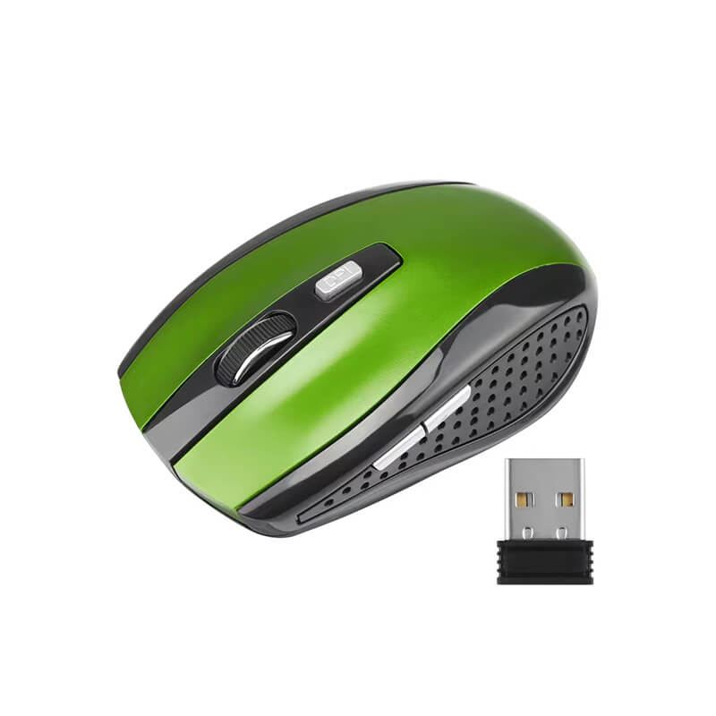 2.4G Wireless Mouse USB Receiver Mouse Ergonomic 6 Mute Buttons Mouse For MacBook Tablet Laptops Computer PC