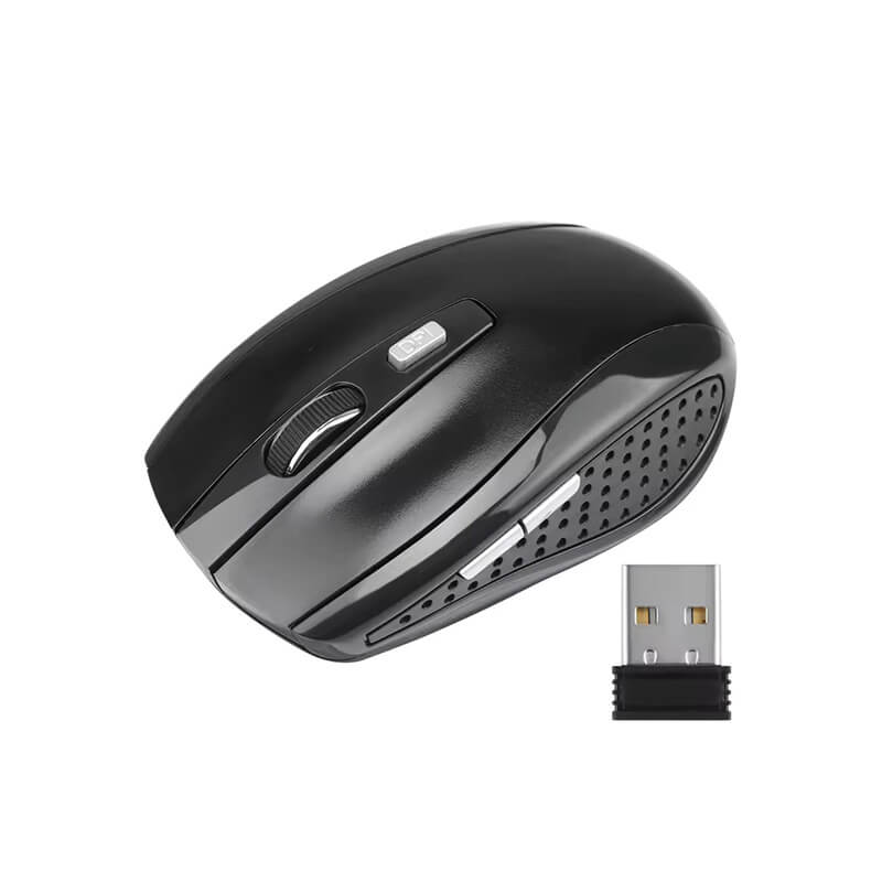 2.4G Wireless Mouse USB Receiver Mouse Ergonomic 6 Mute Buttons Mouse For MacBook Tablet Laptops Computer PC