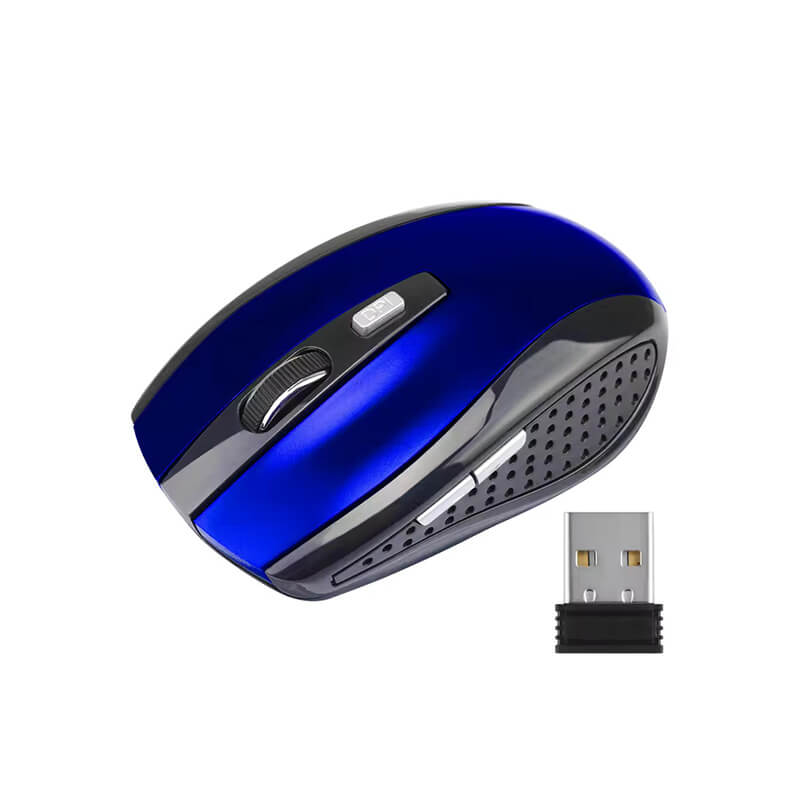 2.4G Wireless Mouse USB Receiver Mouse Ergonomic 6 Mute Buttons Mouse For MacBook Tablet Laptops Computer PC