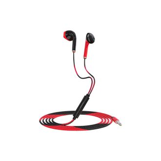 U24 Wired Headphones Stereo 3.5MM AUX Half In Ear Running Music Game Noise Cancel Earphone With Mic For Mobile Phone PC Laptop