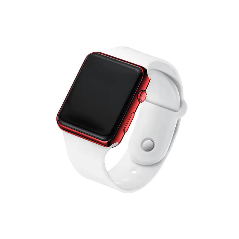 Fashion Sport Digital Watch Women Men Square LED Watches Silicone Belt Electronic Women Digital Watches Clock Montre Femme