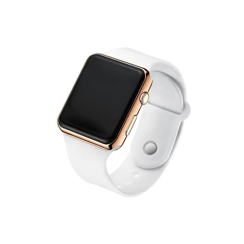 Fashion Sport Digital Watch Women Men Square LED Watches Silicone Belt Electronic Women Digital Watches Clock Montre Femme