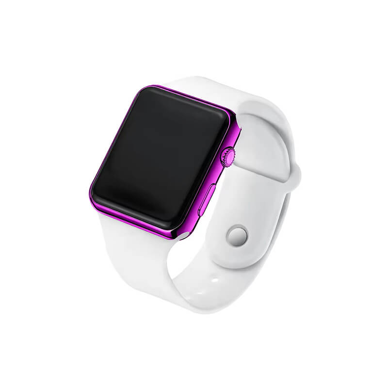 Fashion Sport Digital Watch Women Men Square LED Watches Silicone Belt Electronic Women Digital Watches Clock Montre Femme