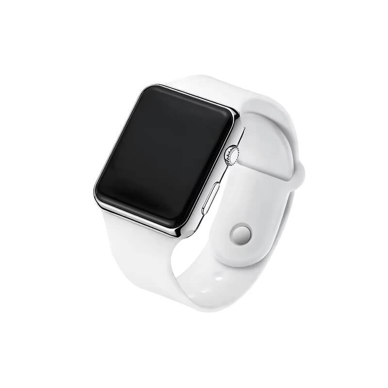 Fashion Sport Digital Watch Women Men Square LED Watches Silicone Belt Electronic Women Digital Watches Clock Montre Femme